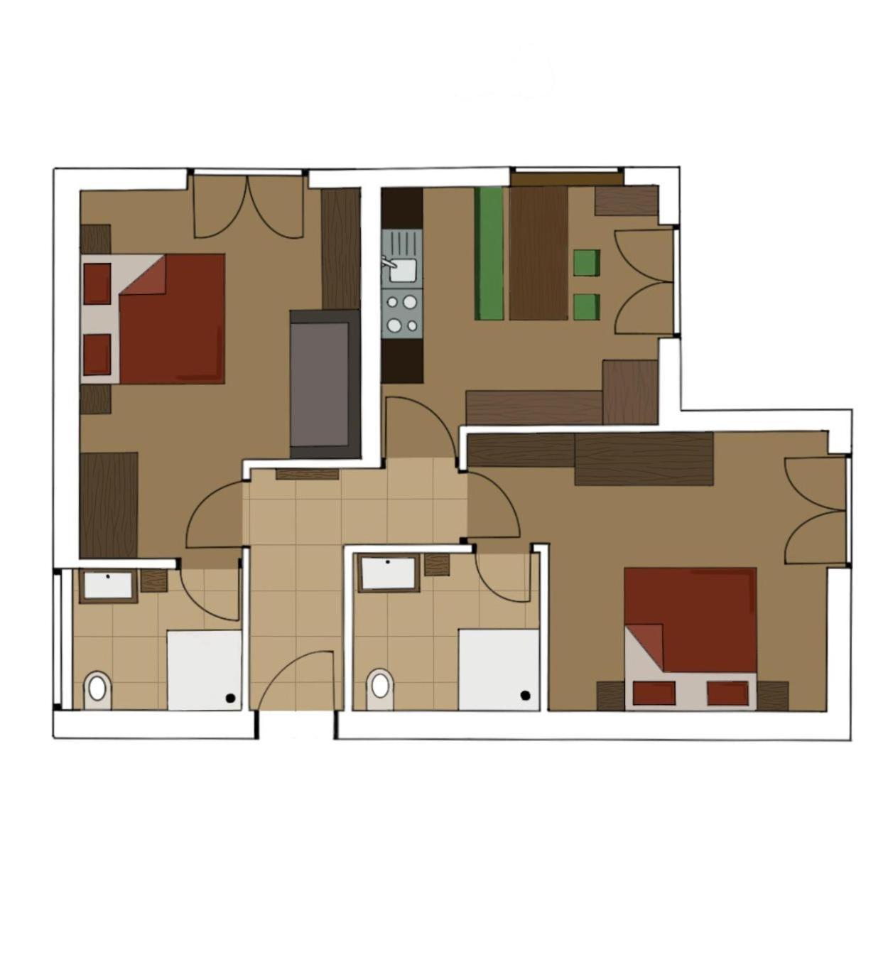 "Nature Erleben" Appartement & Komfortzimmer Фельден-ам-Вертерзе Екстер'єр фото
